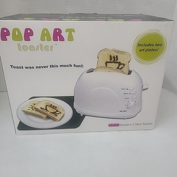 Rare "Las Vegas Luxor" 2-Slice Modern Design Black Toaster Pop Art Used To Test - Picture 5 of 8